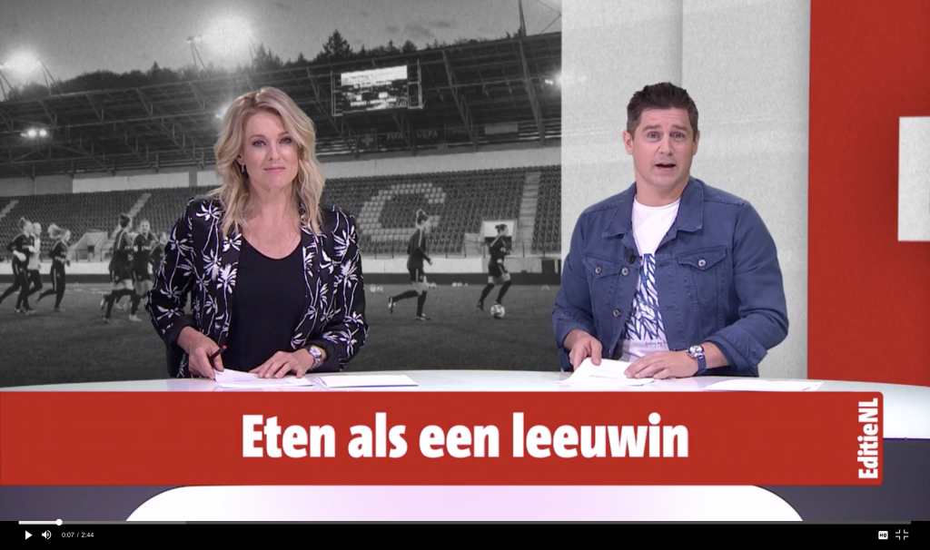 Sportvoeding voor Oranjeleeuwinnen EditieNL